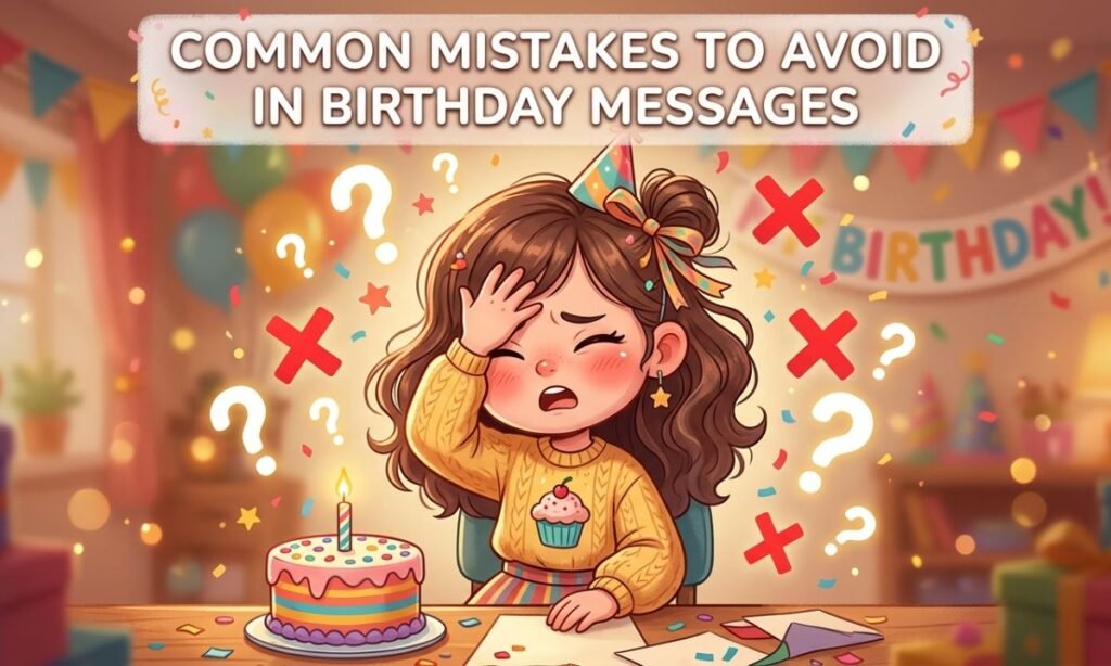 Common Mistakes to Avoid in Birthday Messages