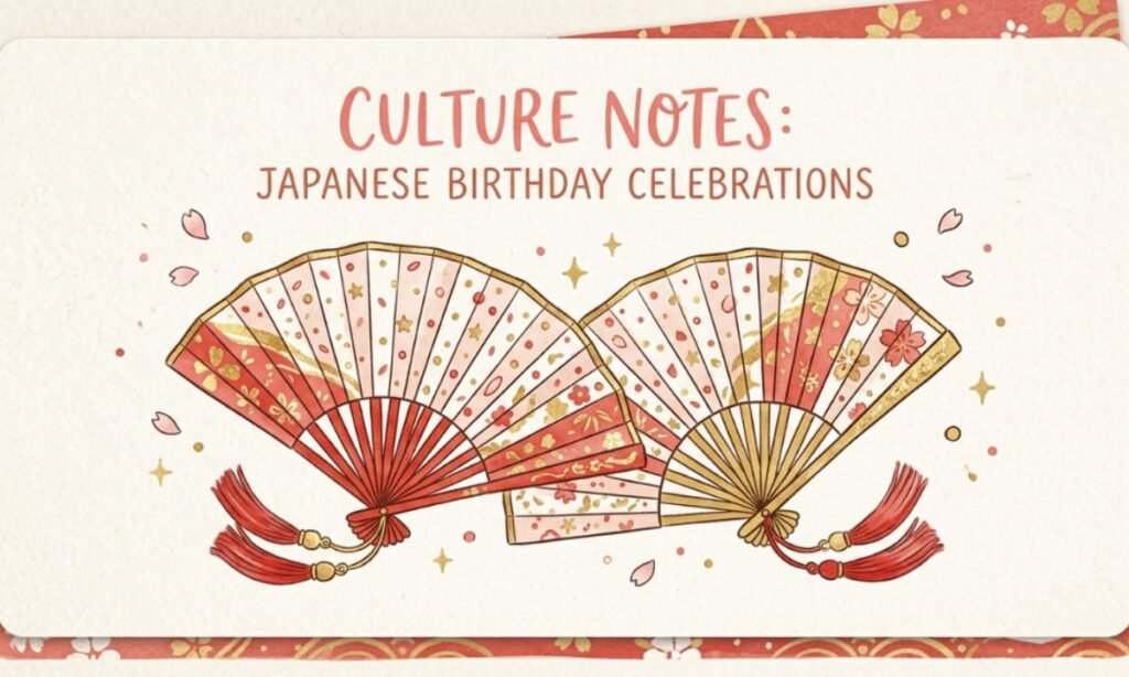 Culture Notes Japanese Birthday Celebrations
