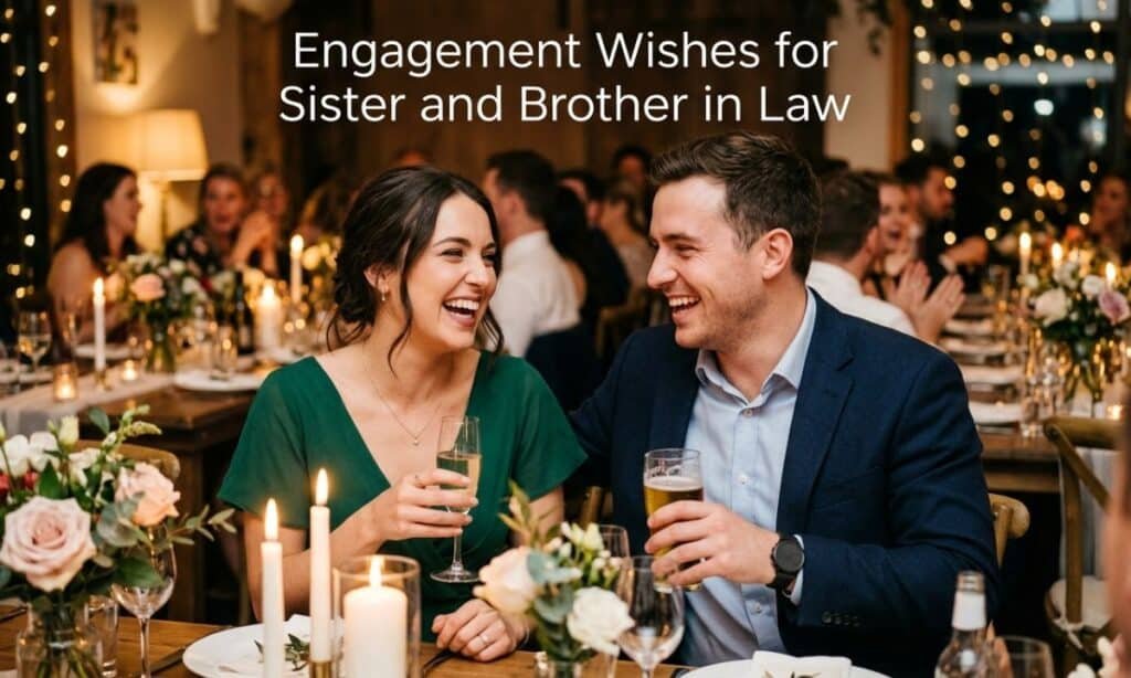 Engagement Wishes for Sister and Brother in Law