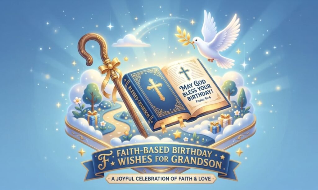 Faith-Based Birthday Wishes for Grandson