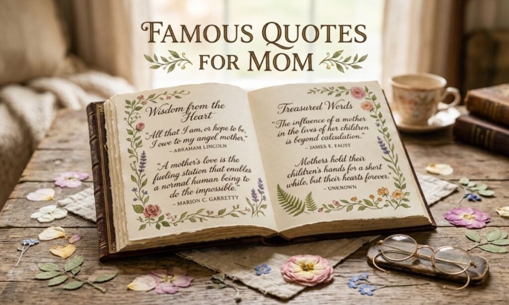Famous Quotes & Birthday Quotes for Mom
