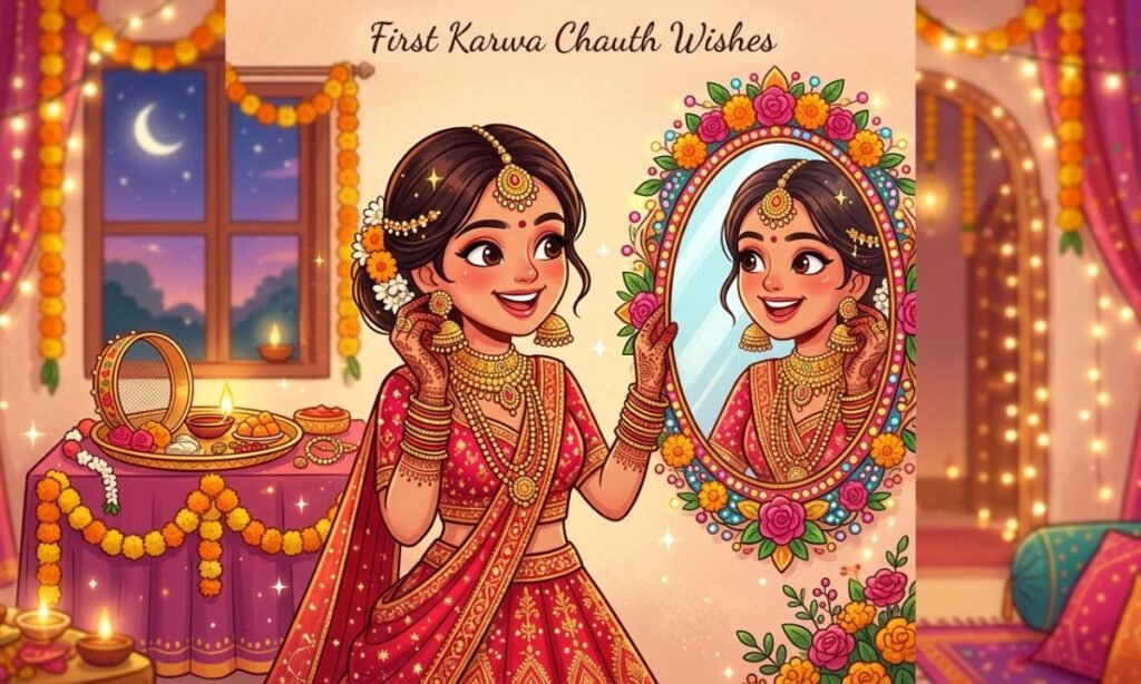 First Karwa Chauth Wishes