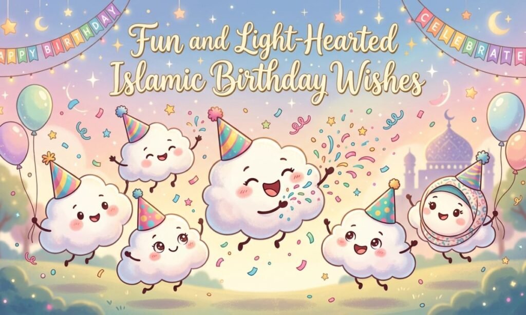 Fun and Light-Hearted Islamic Birthday Wishes