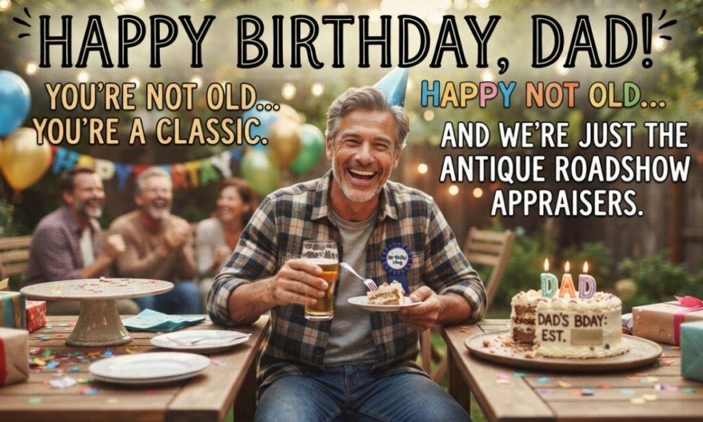 Funny Happy Birthday Wishes for Dad