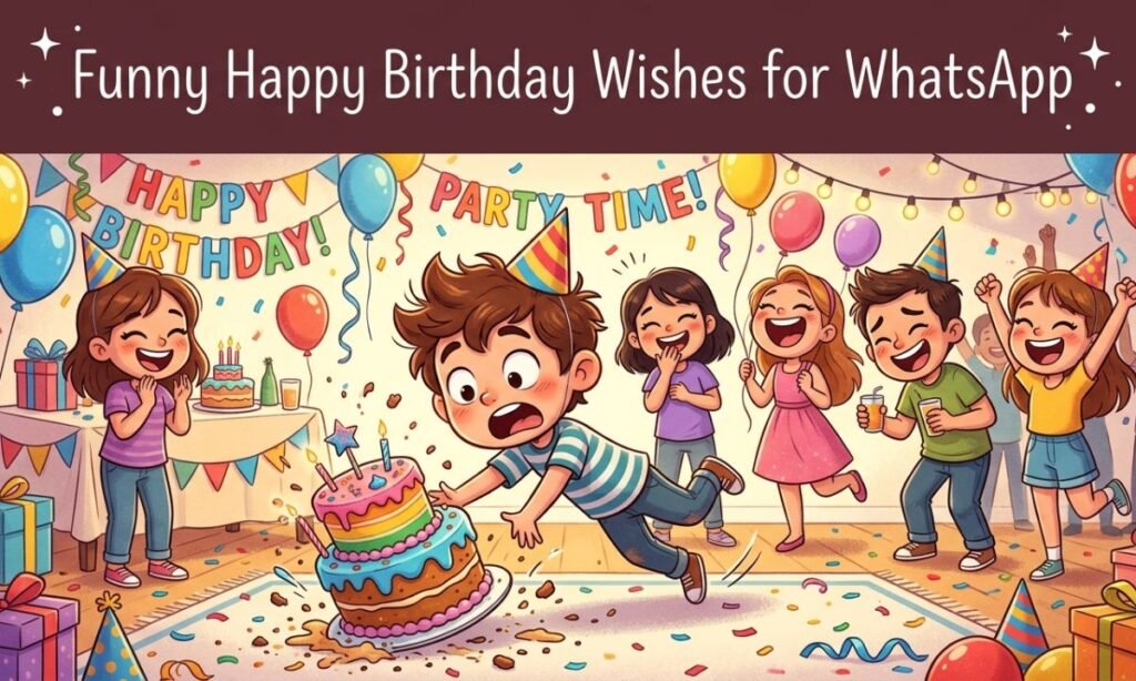 Funny Happy Birthday Wishes for WhatsApp