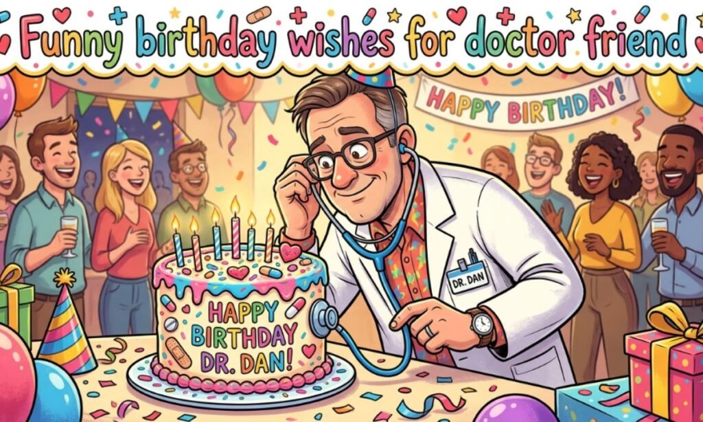 Funny birthday wishes for doctor friend