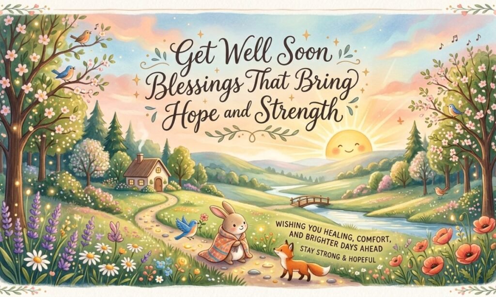 Get Well Soon Blessings That Bring Hope and Strength