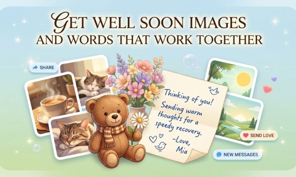 Get Well Soon Images and Words That Work Together