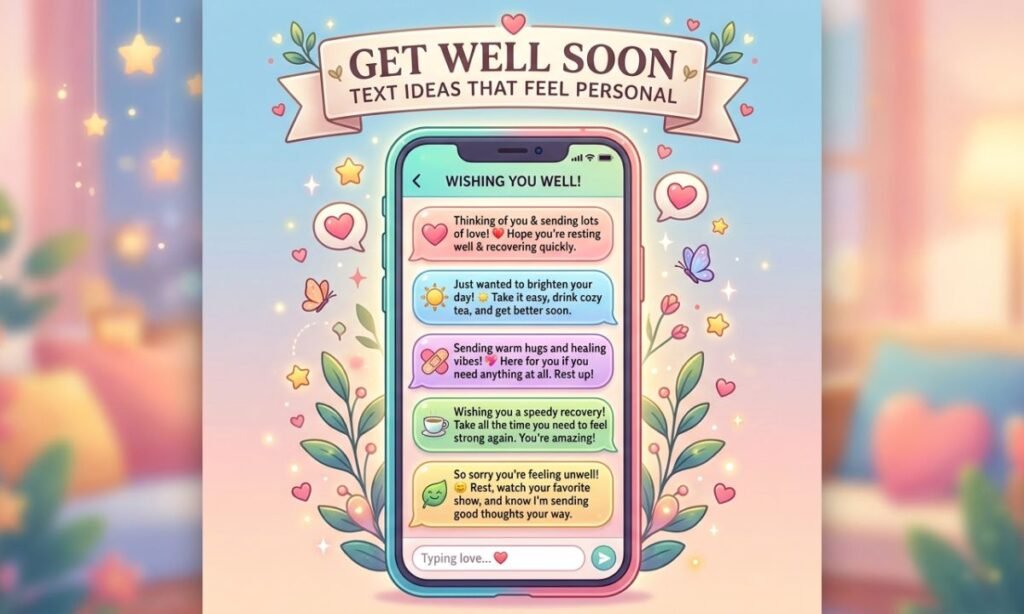 Get Well Soon Text Message Ideas That Feel Personal