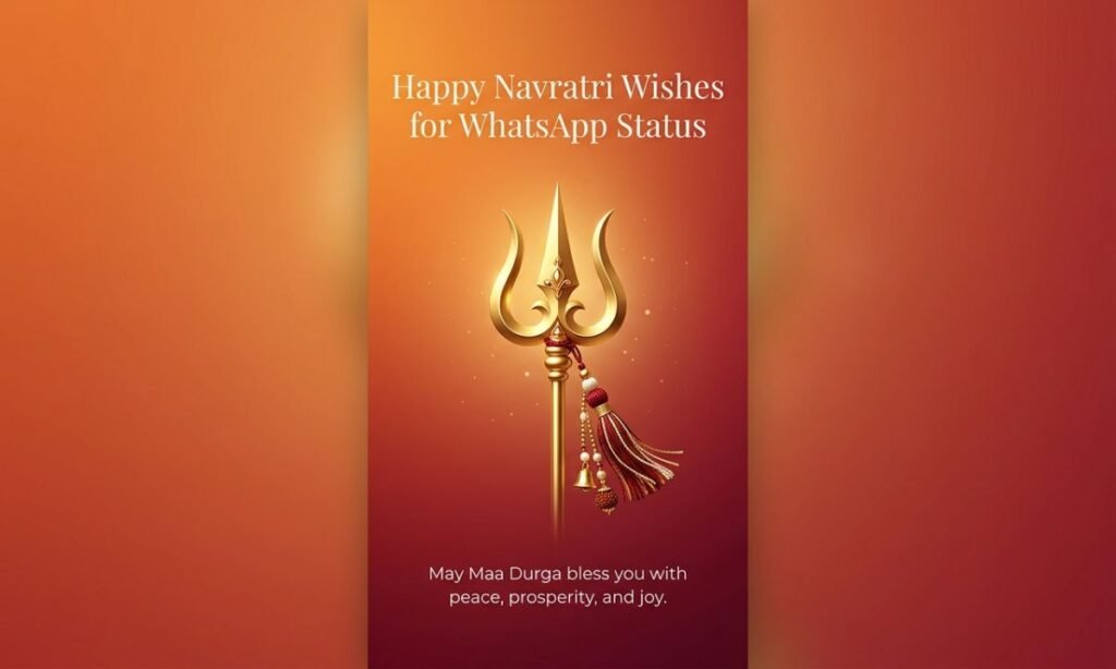 Happy Navratri Wishes for WhatsApp Status