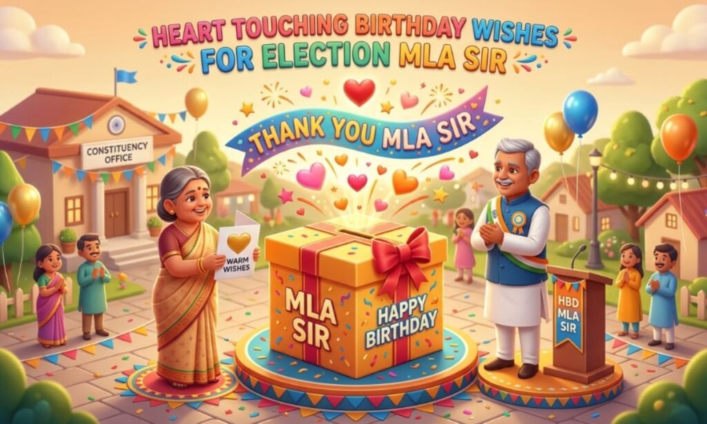 Heart Touching Birthday Wishes for Election MLA Sir