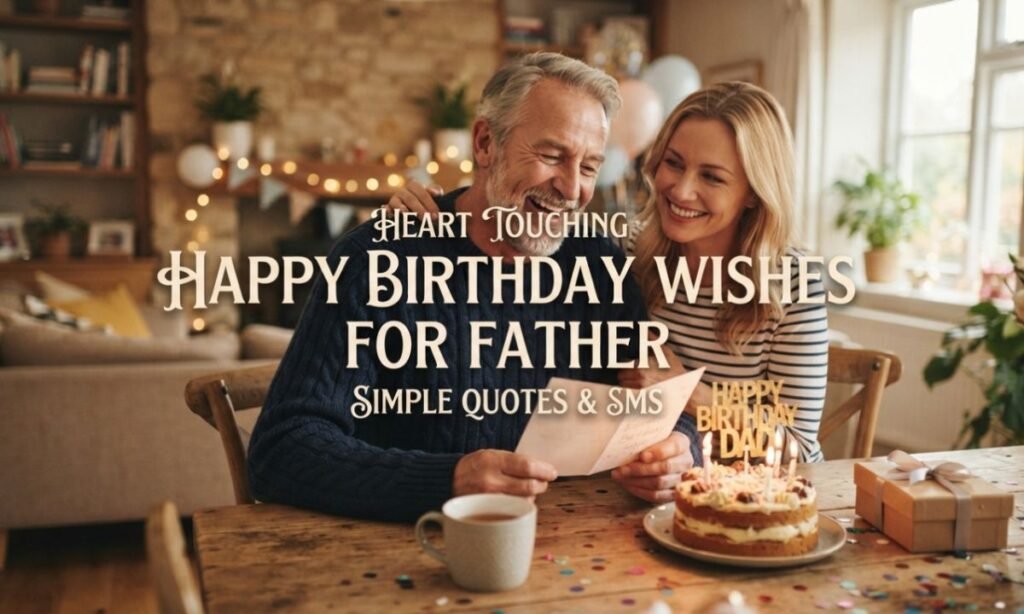 Heart Touching Happy Birthday Wishes for Father | Simple Quotes & SMS