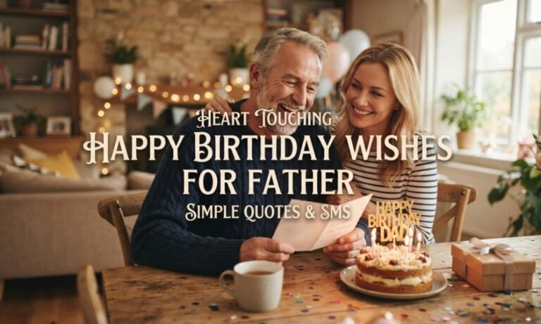 Heart Touching Happy Birthday Wishes for Father | Simple Quotes & SMS