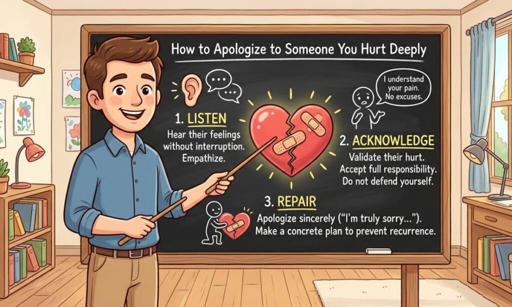How to Apologize to Someone You Hurt Deeply