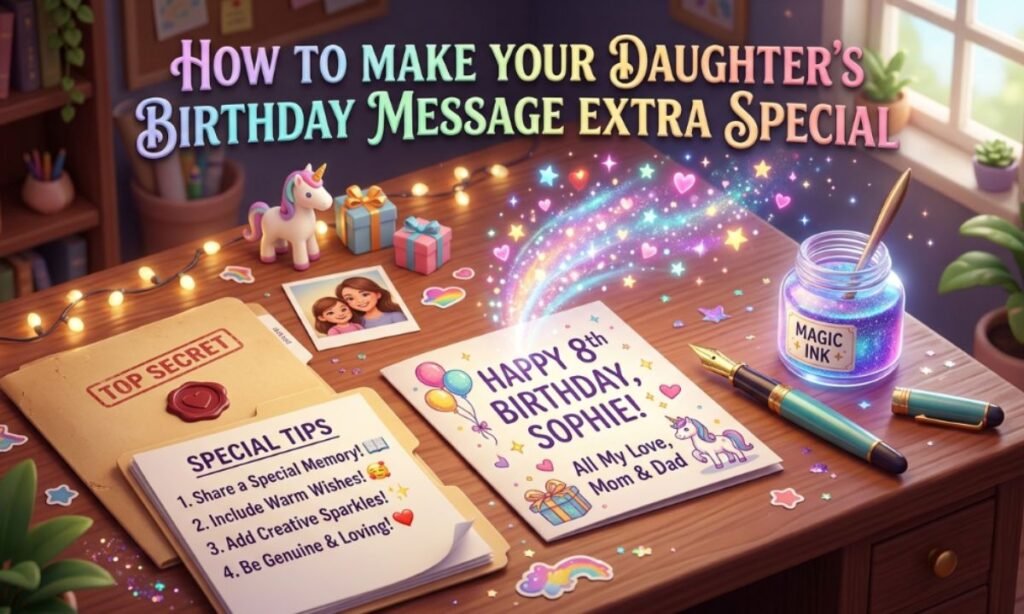 How to Make Your Daughterβs Birthday Message Extra Special