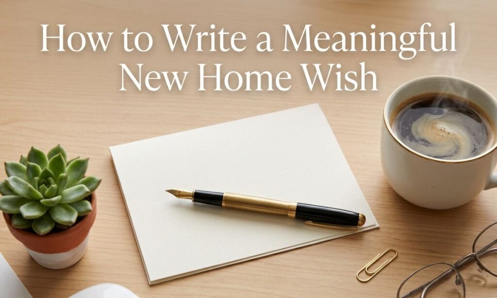 How to Write a Meaningful New Home Wish