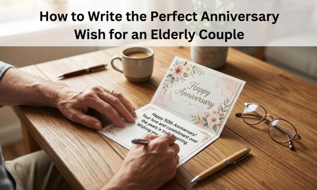 How to Write the Perfect Anniversary Wish for an Elderly Couple