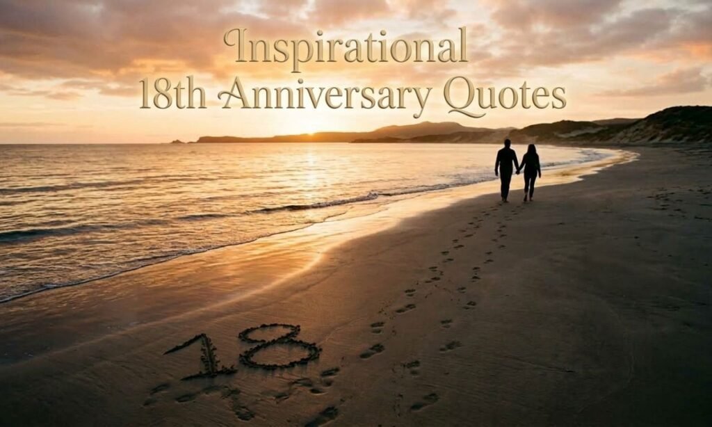 Inspirational 18th Anniversary Quotes