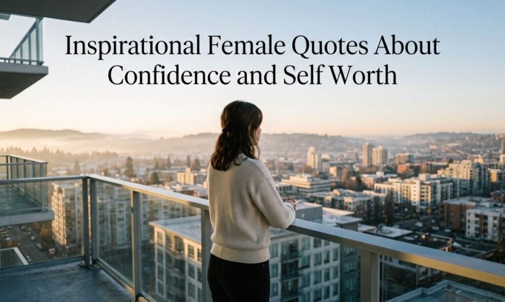 Inspirational Female Quotes About Confidence and Self Worth