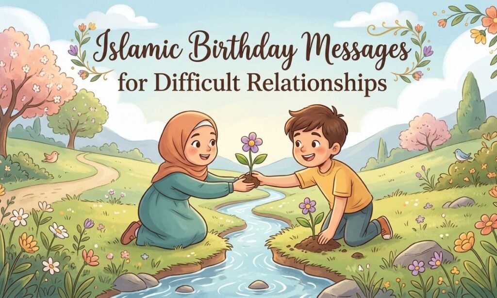 Islamic Birthday Messages for Difficult Relationships