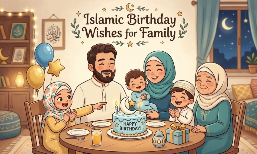 Islamic Birthday Wishes for Family
