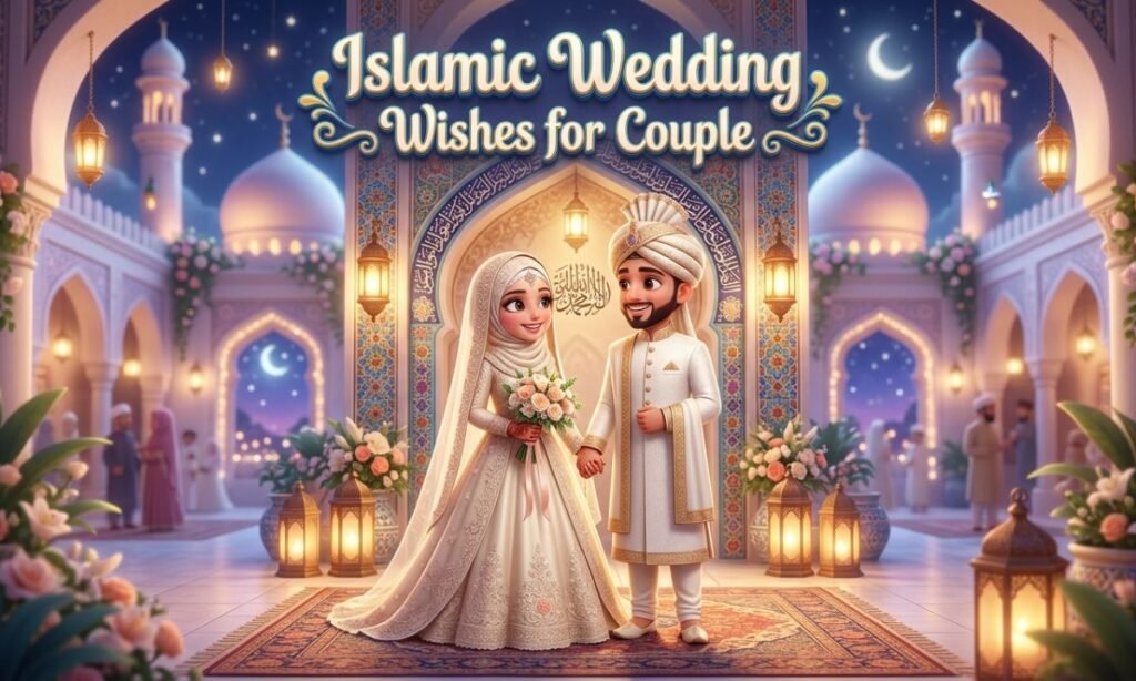 Islamic Wedding Wishes for Couple