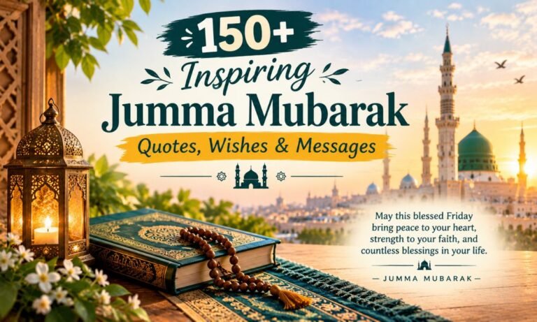 Jumma Mubarak 150+ Inspiring Quotes, Wishes & Messages