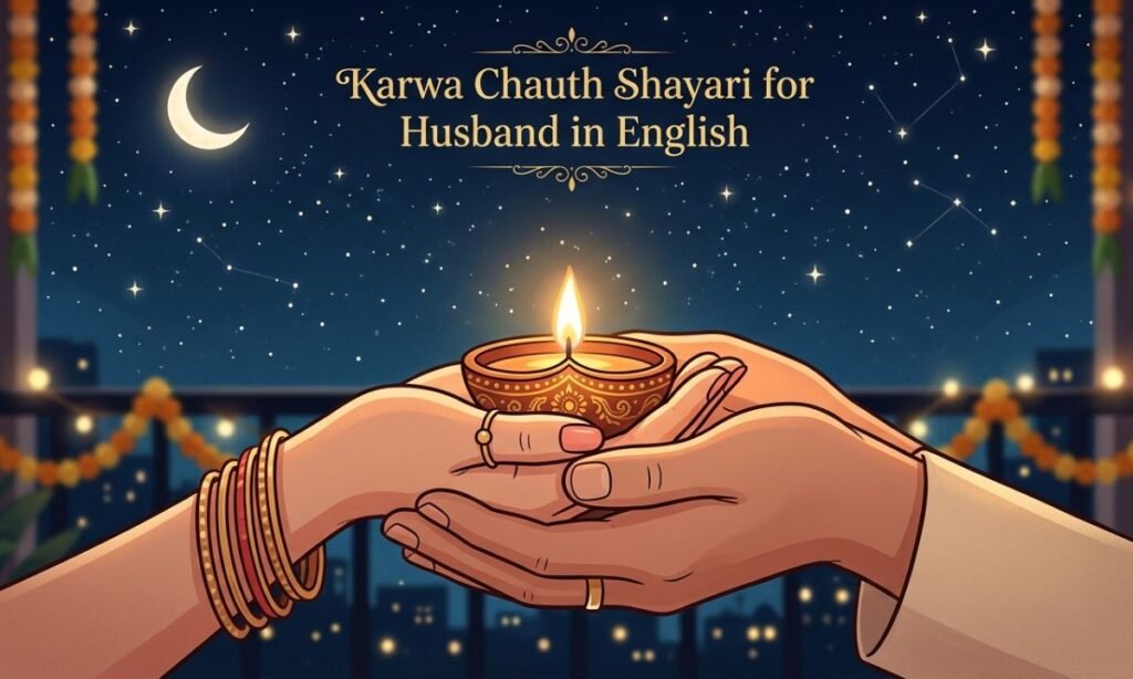 Karwa Chauth Shayari for Husband in English