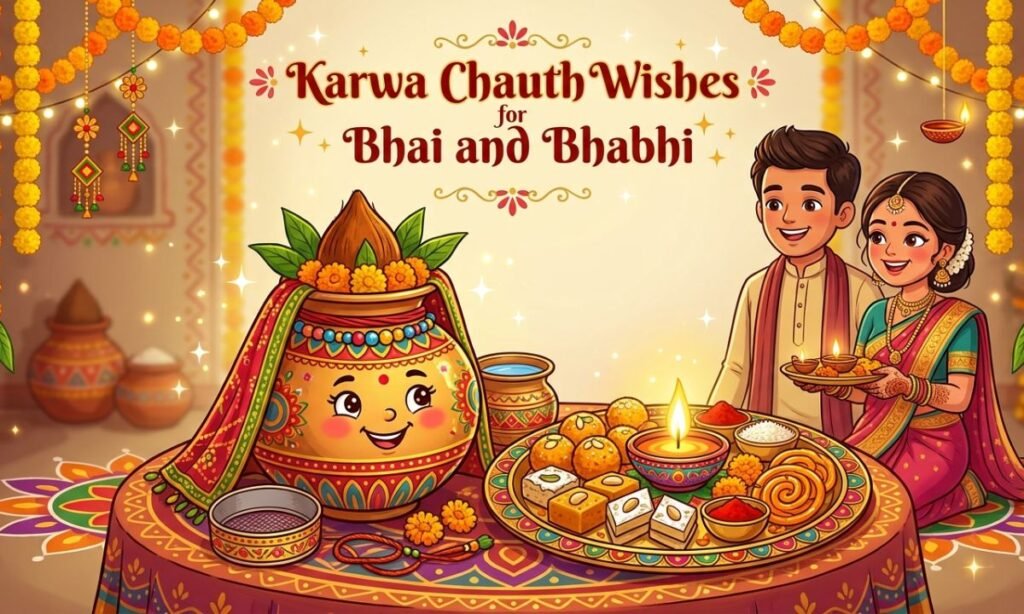 Karwa Chauth Wishes for Bhai and Bhabhi