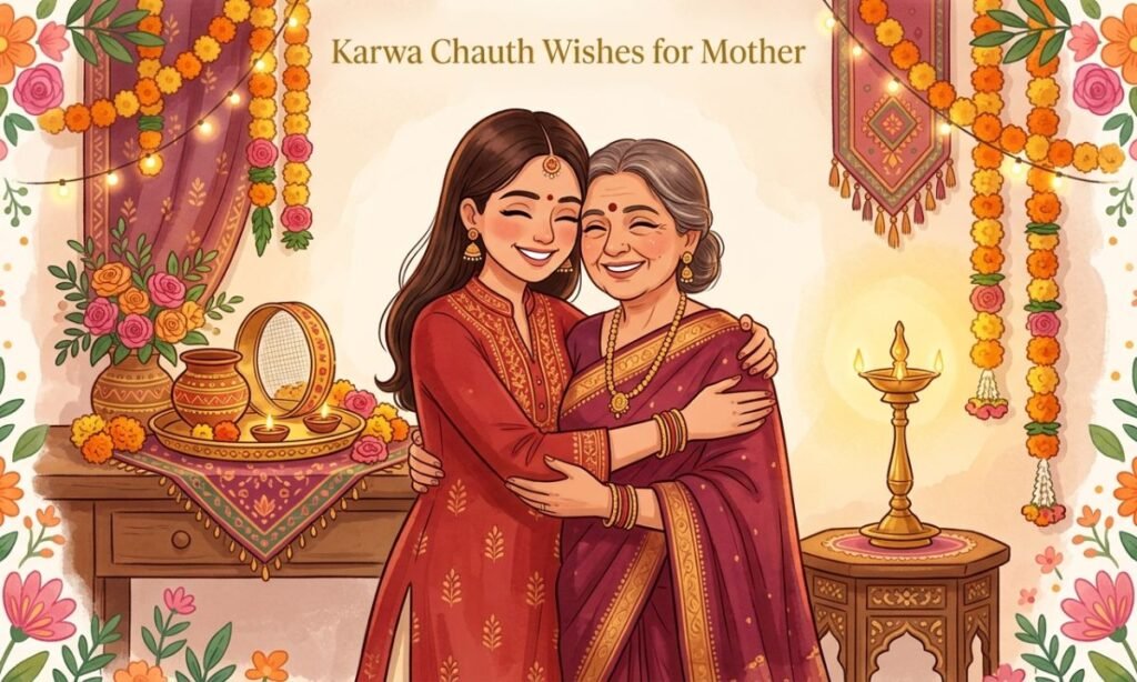 Karwa Chauth Wishes for Mother