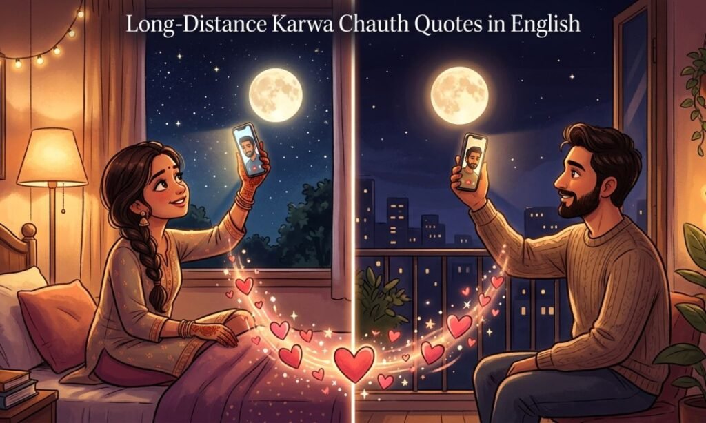 Long-Distance Karwa Chauth Quotes in English