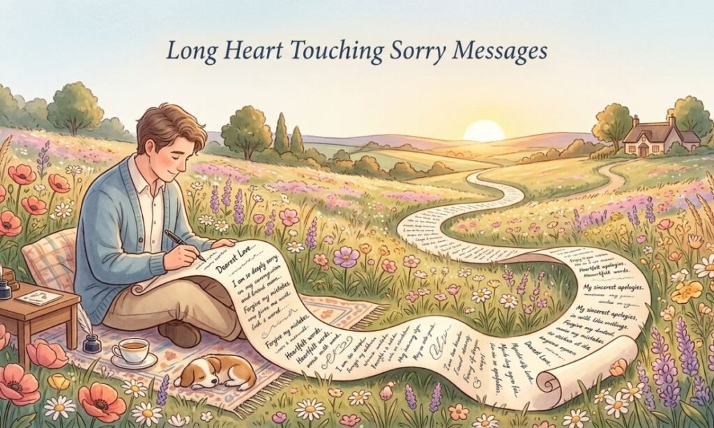 Long Heart Touching Sorry Messages for Her