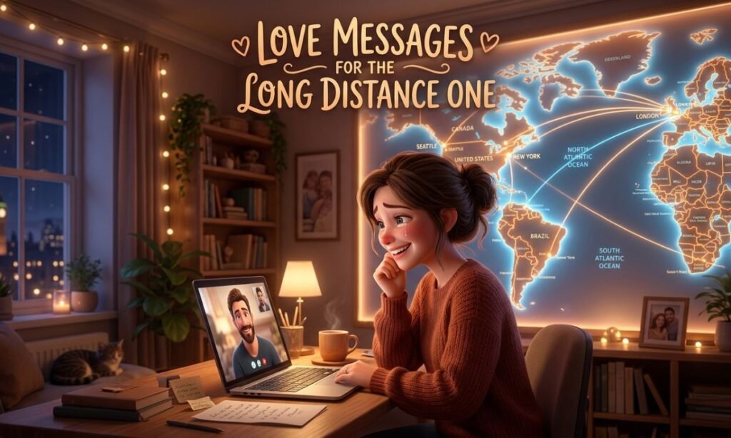Love messages for the Long distance one