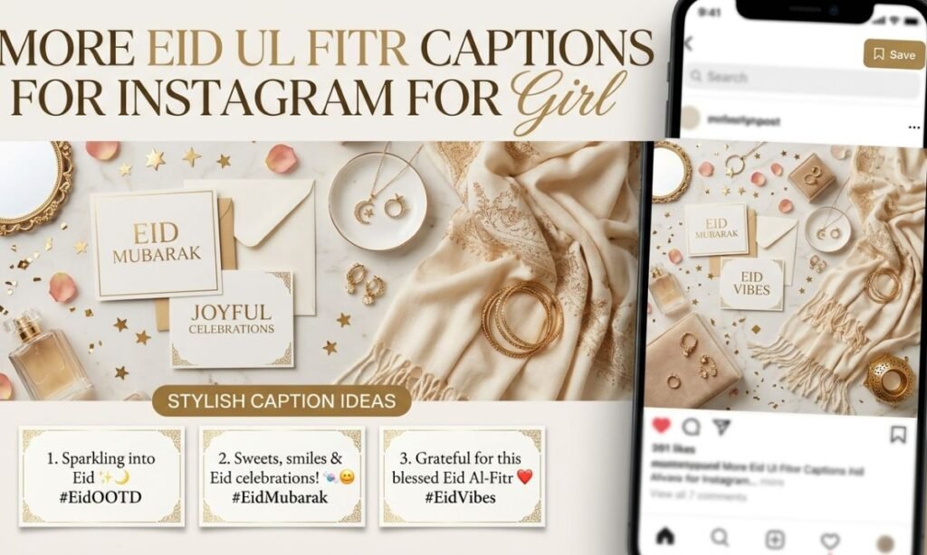 More Eid Ul Fitr Captions for Instagram for Girl