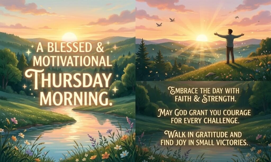 Motivational Thursday Morning Blessings