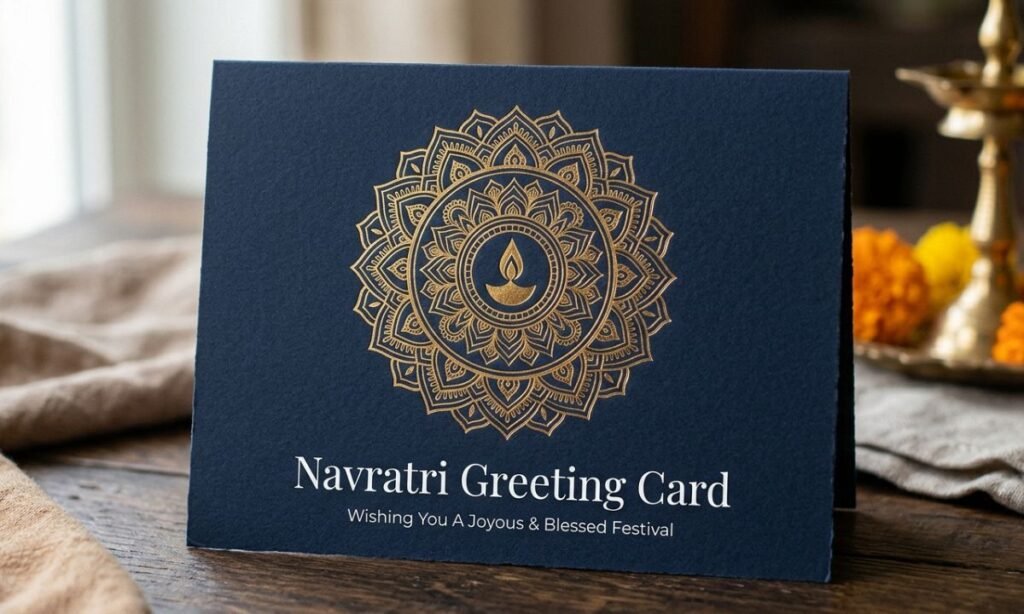 Navratri Greeting Card