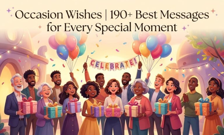 Occasion Wishes 190+ Best Messages for Every Special Moment