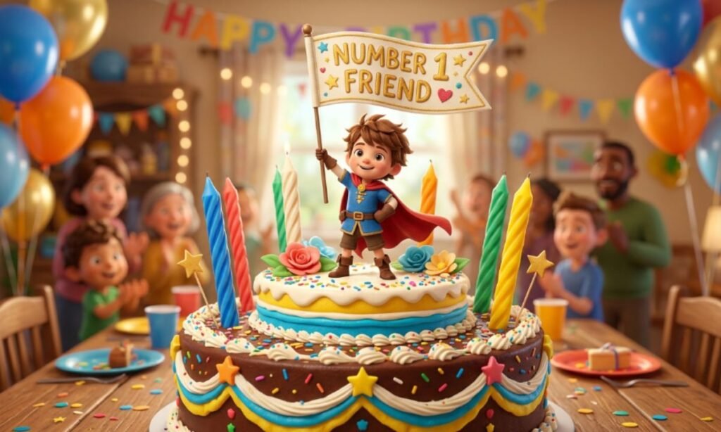 One Line Birthday Greetings for Friend