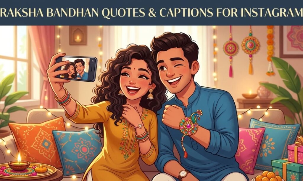 Raksha Bandhan Quotes and Captions for Instagram