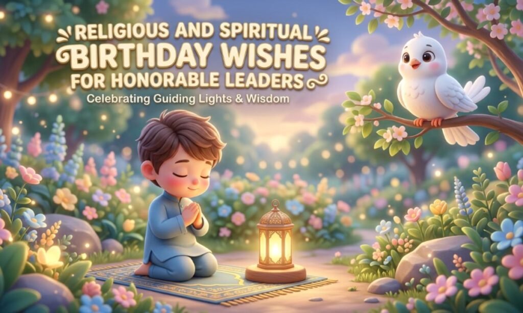 Religious and Spiritual Birthday Wishes for Honorable Leaders