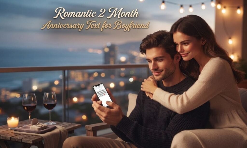 Romantic 2 Month Anniversary Text for Boyfriend