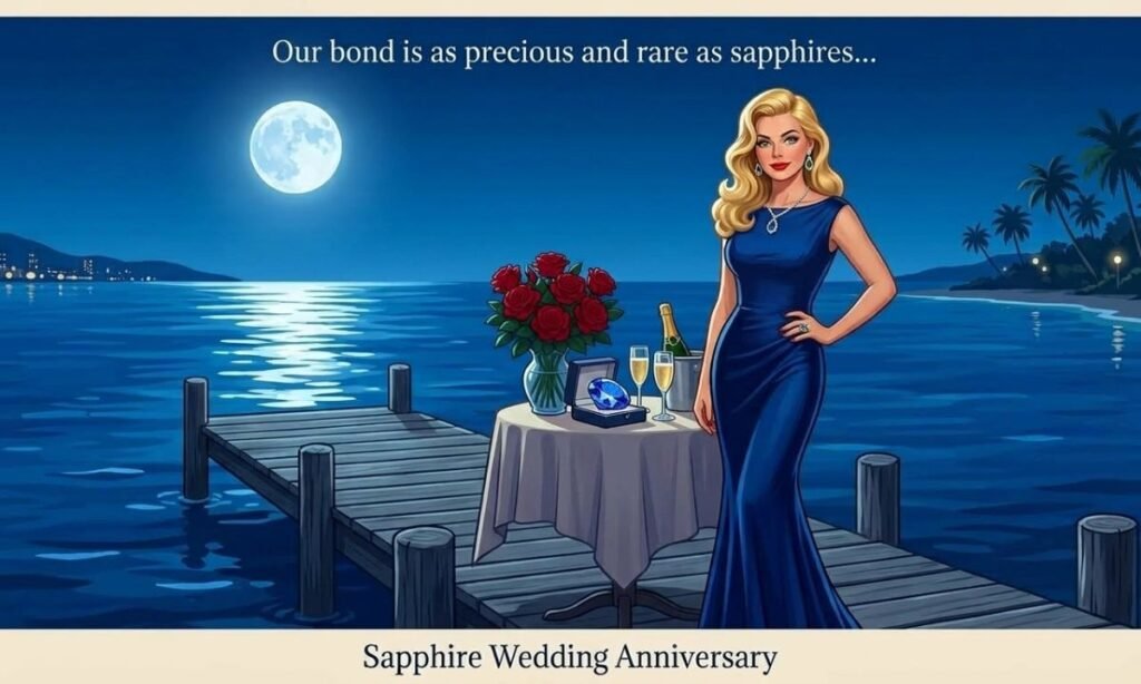 Sapphire Wedding Anniversary