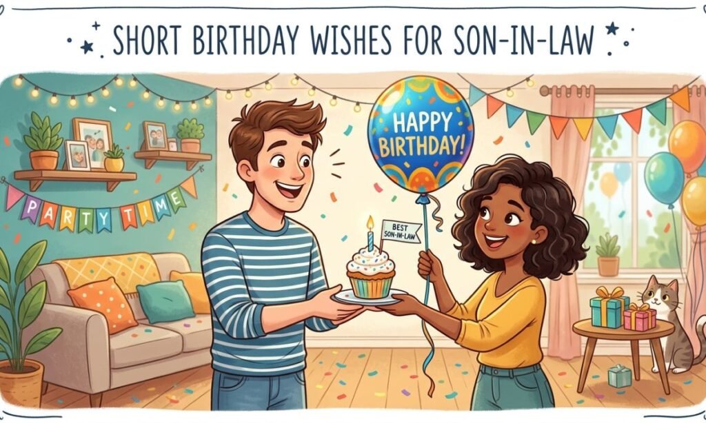 Short Birthday Wishes for Son-in-Law