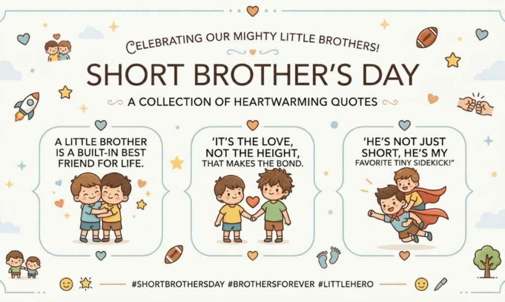 Short Brothers Day Quotes