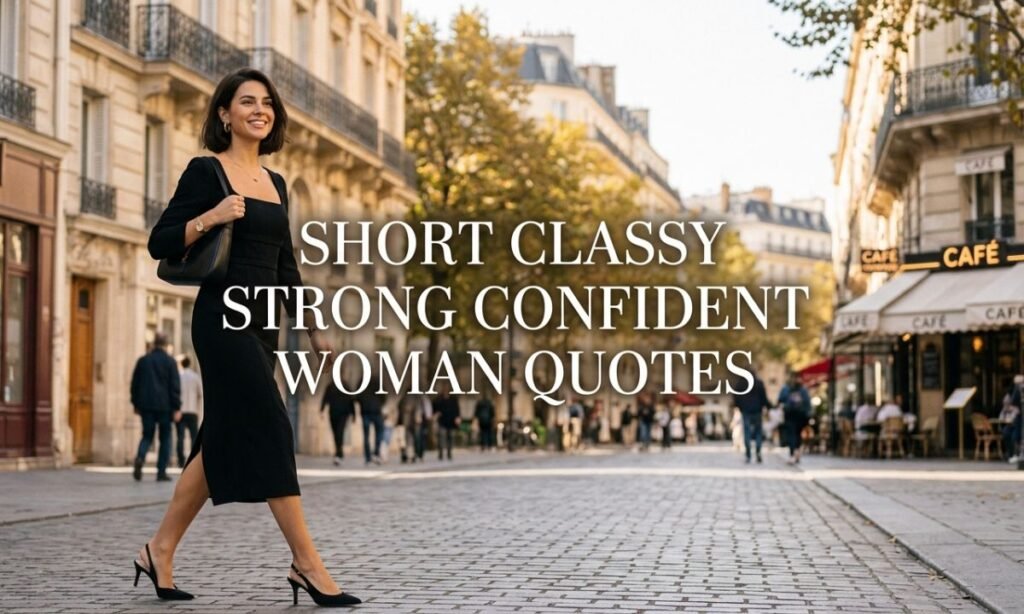 Short Classy Strong Confident Woman Quotes for Instagram