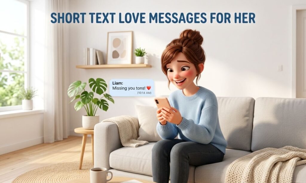 Short Text Love Messages for Her