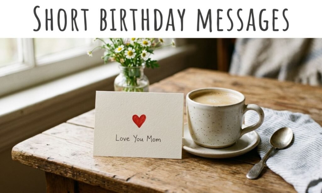 Short birthday message for Mother