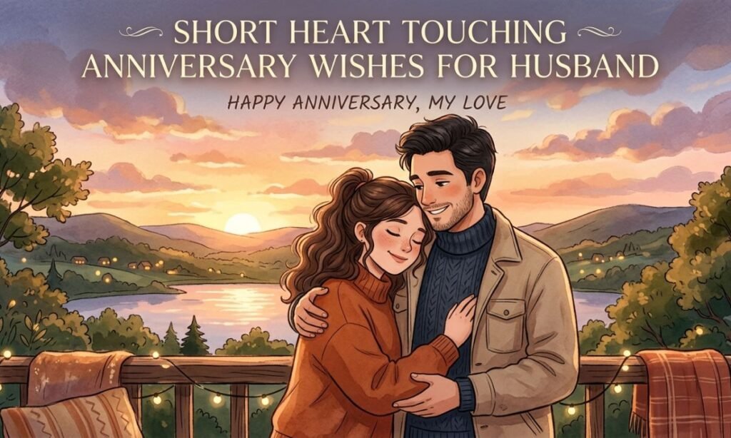 Short heart touching anniversary wishes for husband