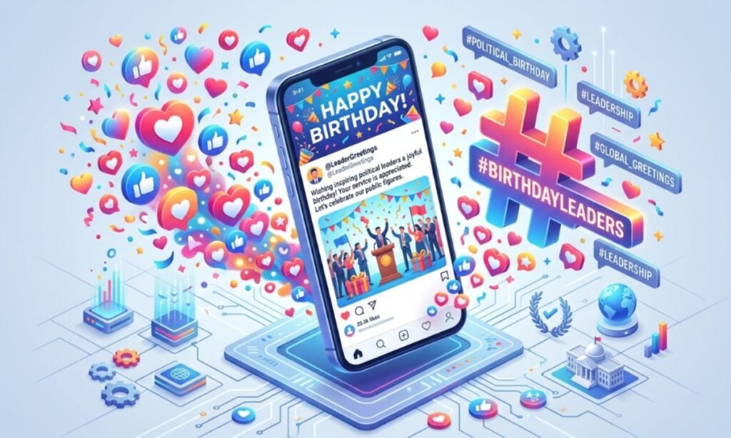Social Media Birthday Captions for Political Leaders