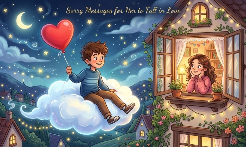 Sorry Messages for Her to Fall in Love
